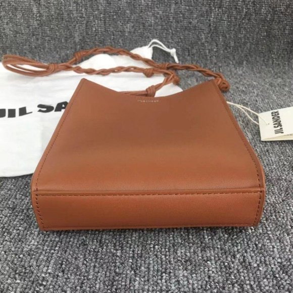 Jil Sander Handbags - JIL SANDER BROWN ‘TANGLE SMALL’ SHOULDER BAG